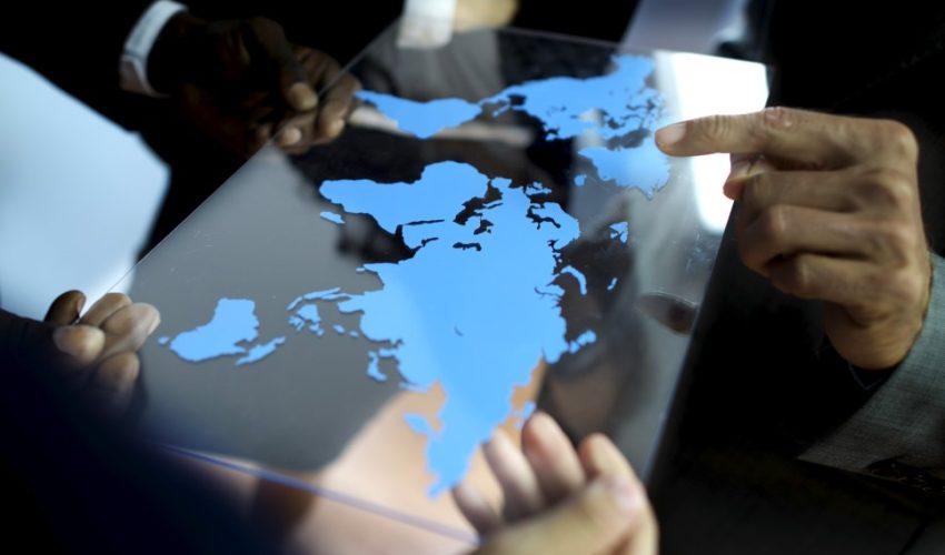 Business Team Global Business Planning Working Concept Business Team Global Business Planning Working Concept